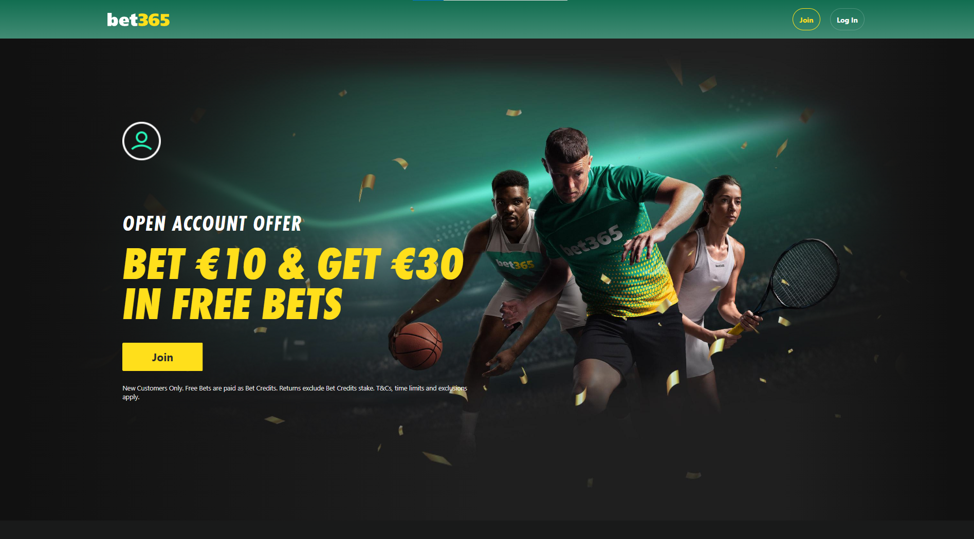 Information about the welcome bonus offered by Bet365 Ireland