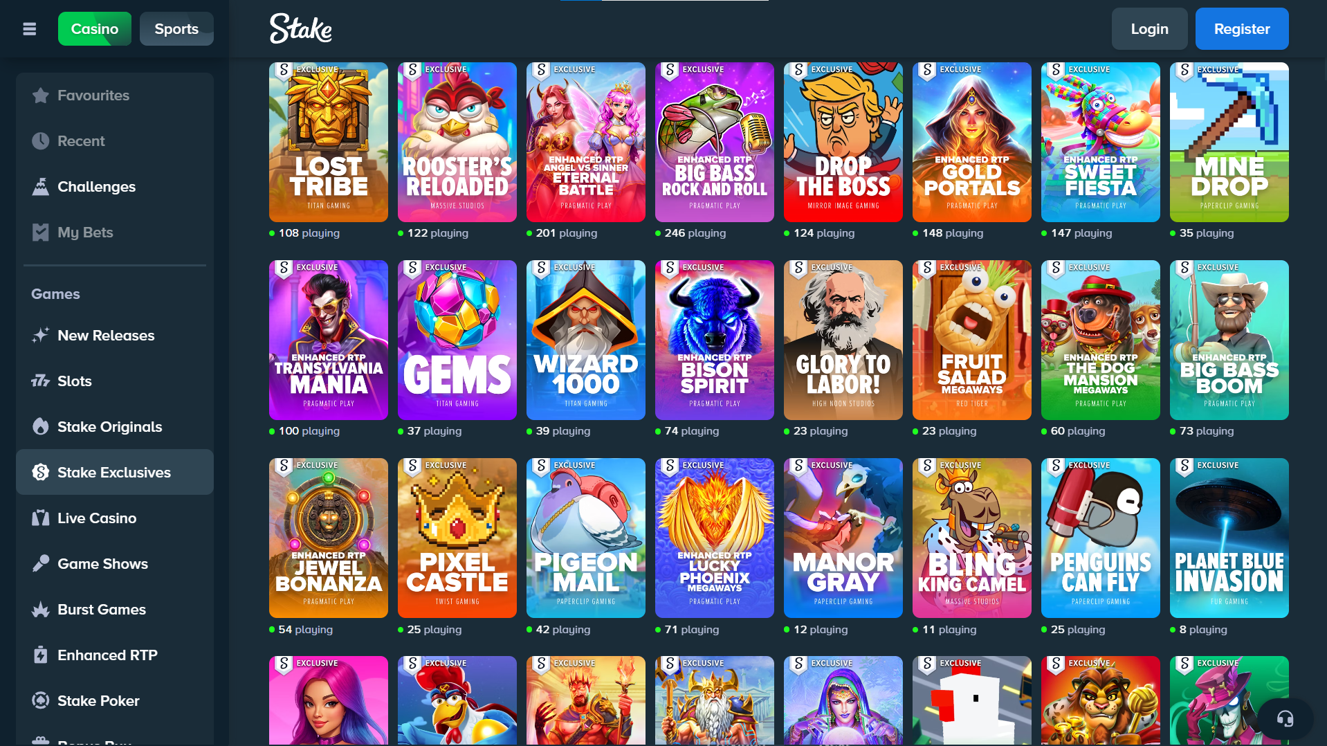 Overview of the Slot Games Available in Stake Ireland