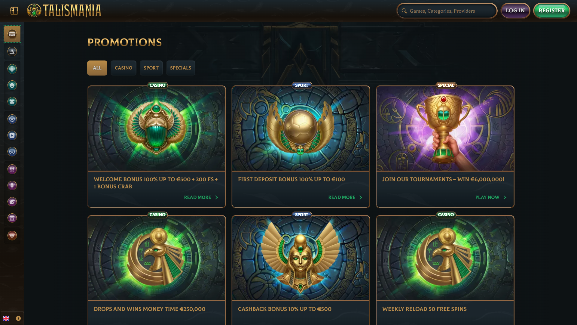 Information About the Welcome Bonus Offered by Talismania Casino Ireland